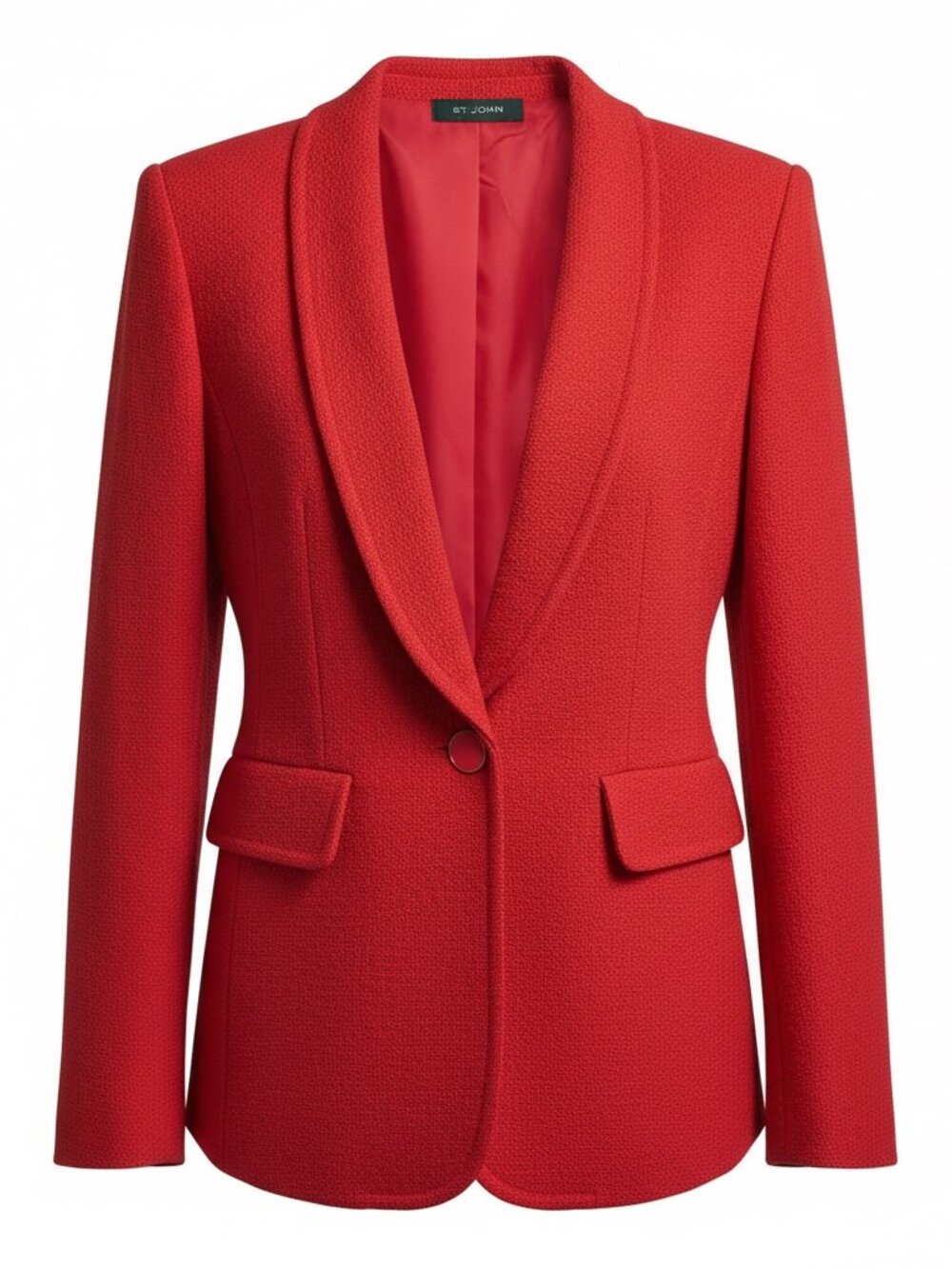 St. John's Knit Jacket - Size 10 - Red